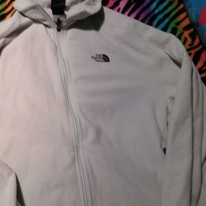 The north face men's large fleece zip up jacket